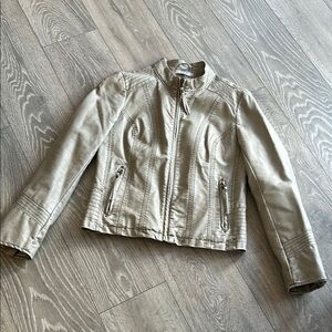 Womens Tan Leather Jacket
